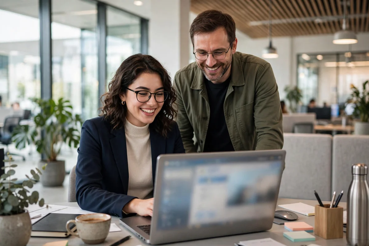SaaS onboarding — a new user setting up software